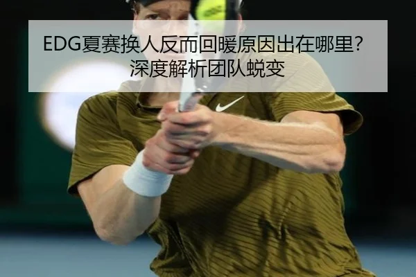 EDG夏赛换人反而回暖原因出在哪里？深度解析团队蜕变